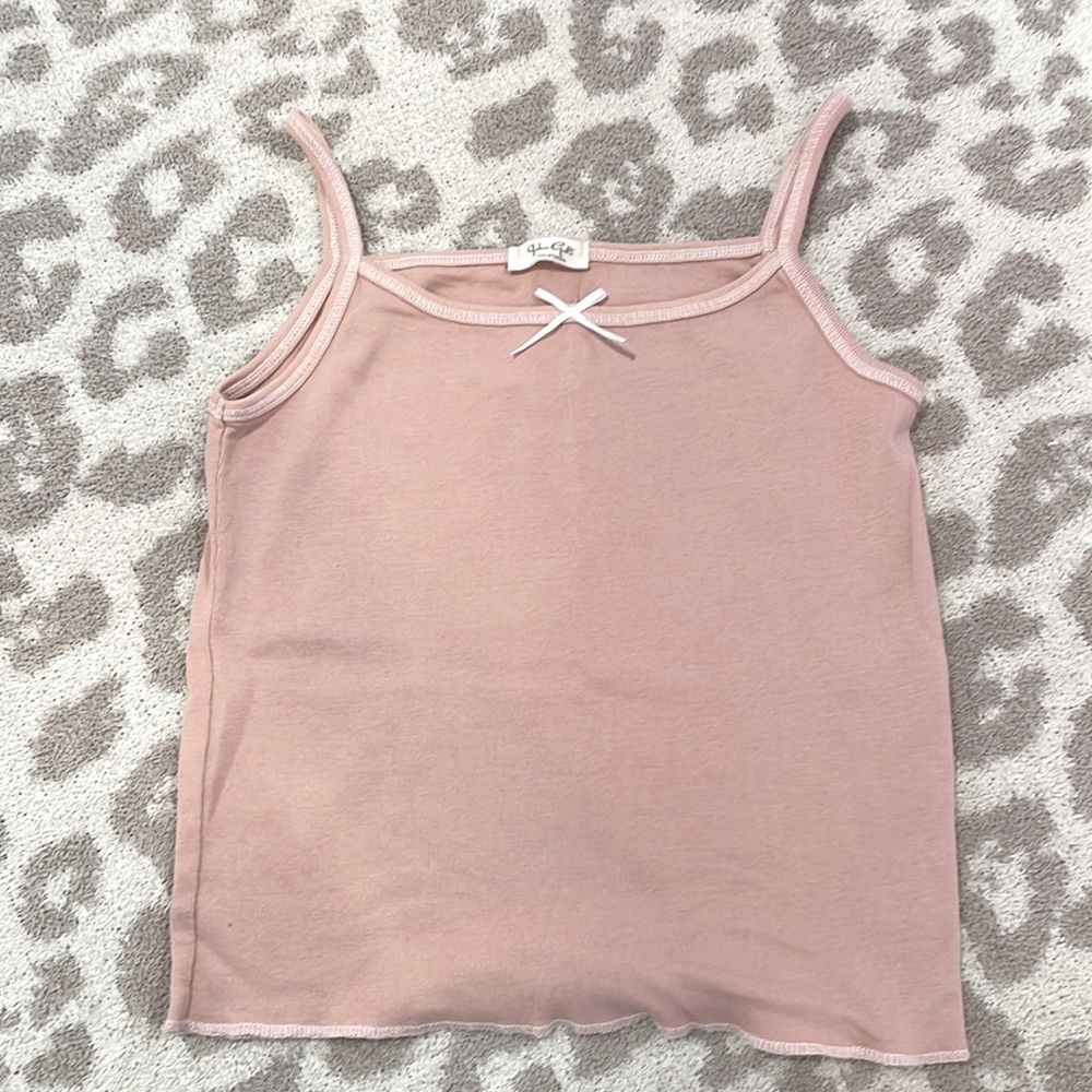 Pale Pink Baby Tank || Size S ||